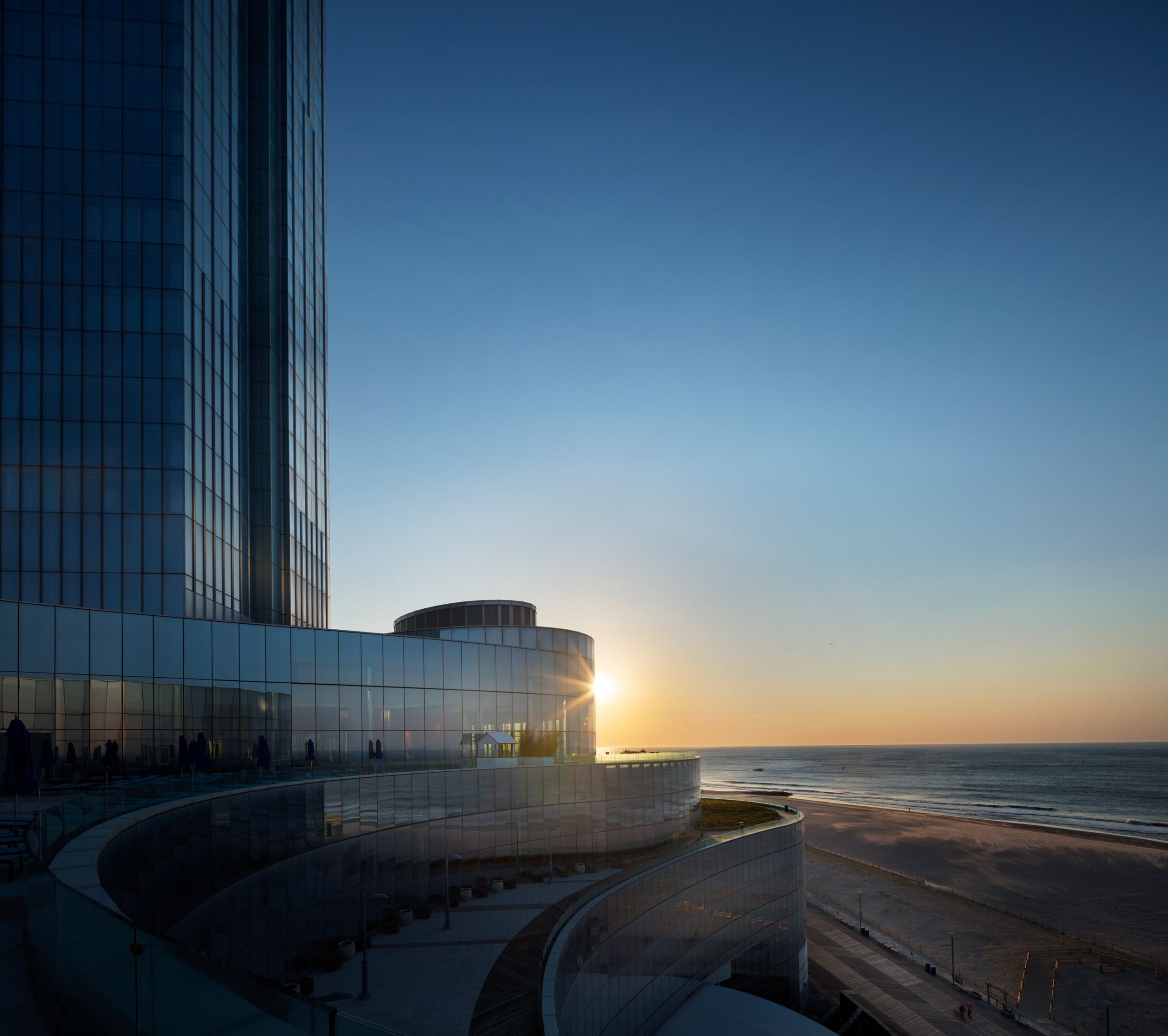 Atlantic City NJ Ocean Resort and Casino during sunrise